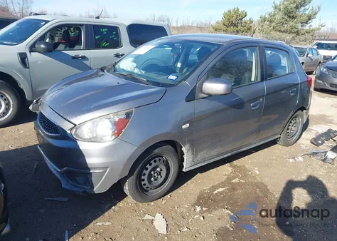 2017 Mitsubishi Mirage Es из США, поврежденный, VIN ML32A3HJ0HH020348